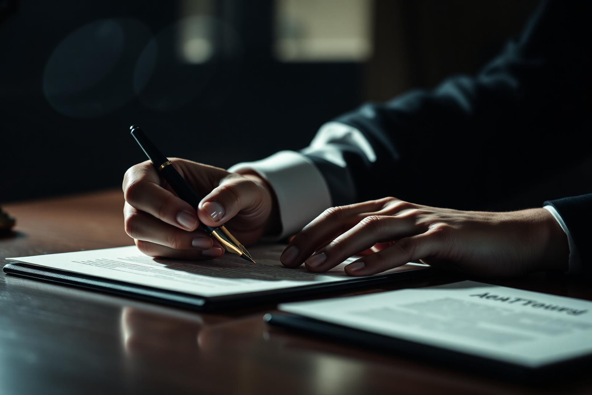 Firma di un contratto